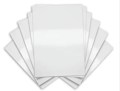 Pack de 10 Placa Aluminio Sublimable Blanca 40x60