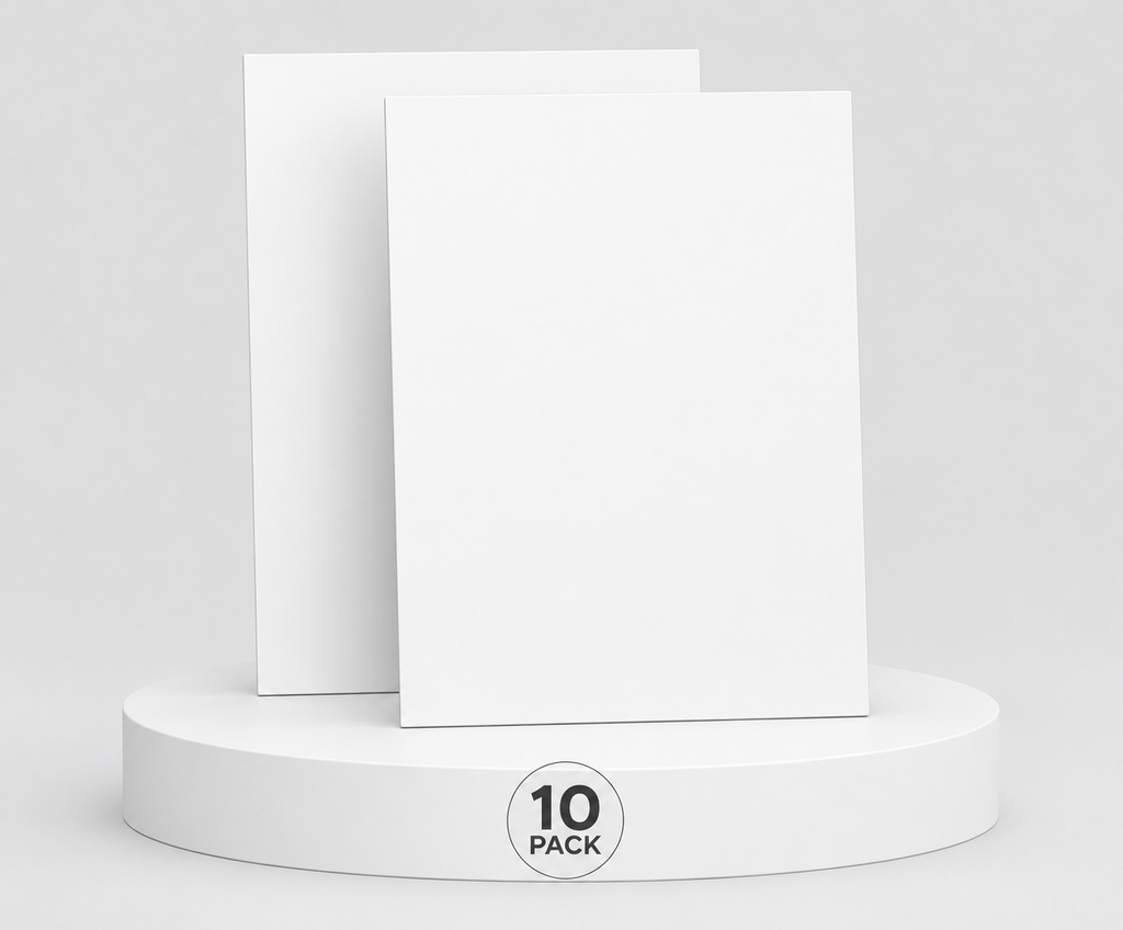 Pack de 10 Placa_Aluminio_Sublimable_Blanca_15x21_A5_ELL