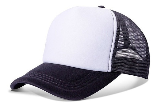 [CS-9040] 10 Gorras Trucker Sublimables Negra