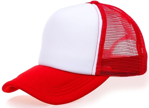 [CS-9041] 10 Gorras Trucker Sublimables Roja
