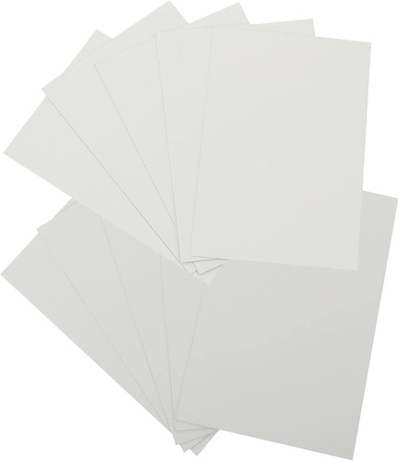 [CS-9096] Pack de 10 Placa Aluminio Sublimable Blanca 30x21 A4 ELL